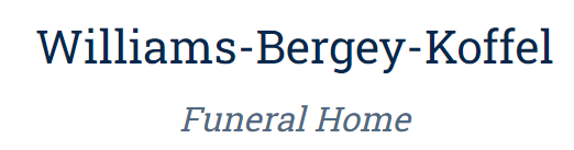 Williams Bergey Koffel Funeral Home logo