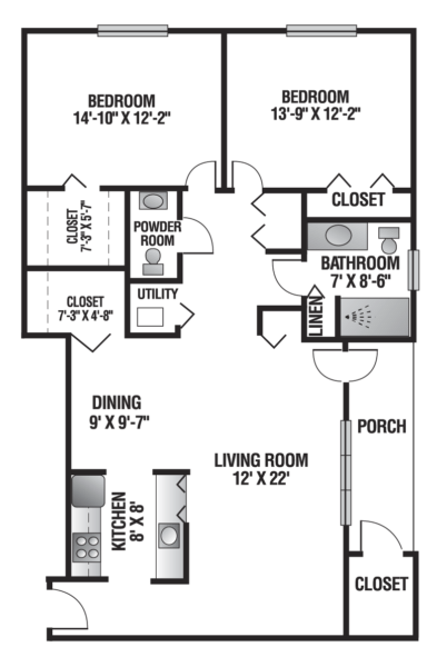 DW - Cottage - Two Bedroom C