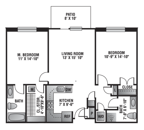 DW – Apartment – Two Bedroom A