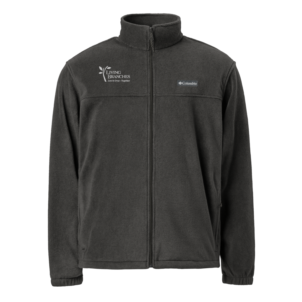 unisex columbia fleece jacket charcoal heather front 66c8937cb7d8c