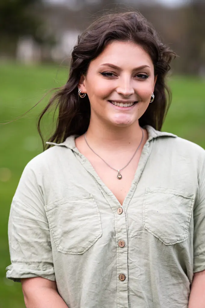 Jenna Rosenblatt, art therapy intern at The Willows of Living Branches, a Personal Care home in Hatfield, PA