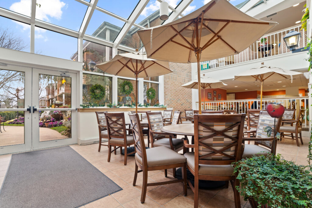 With both indoor and outdoor seating in Elizabeth’s Garden, The Apple Orchard Cafe is open to the public as well as residents of Souderton Mennonite Homes’ senior living community