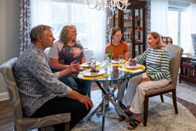 Family is always welcome to visit residents in Living Branches' Personal Care communities